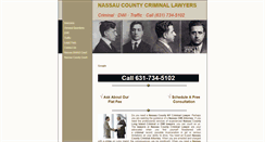 Desktop Screenshot of nassaucountycriminallawyers.com